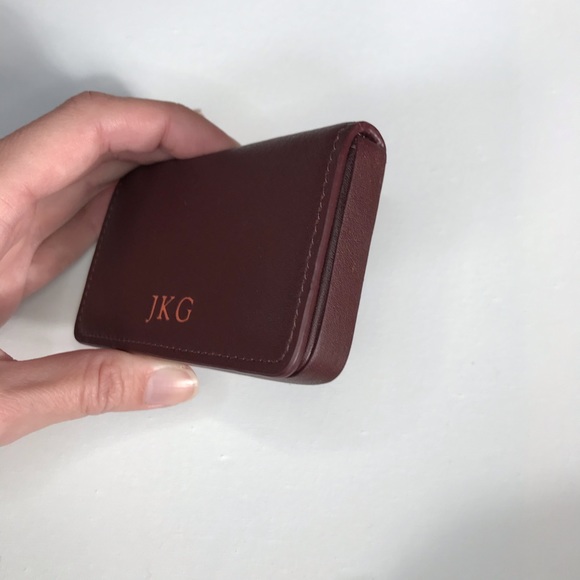 leatherology accessories nwt leatherology leather business card case poshmark leatherology accessories nwt leatherology